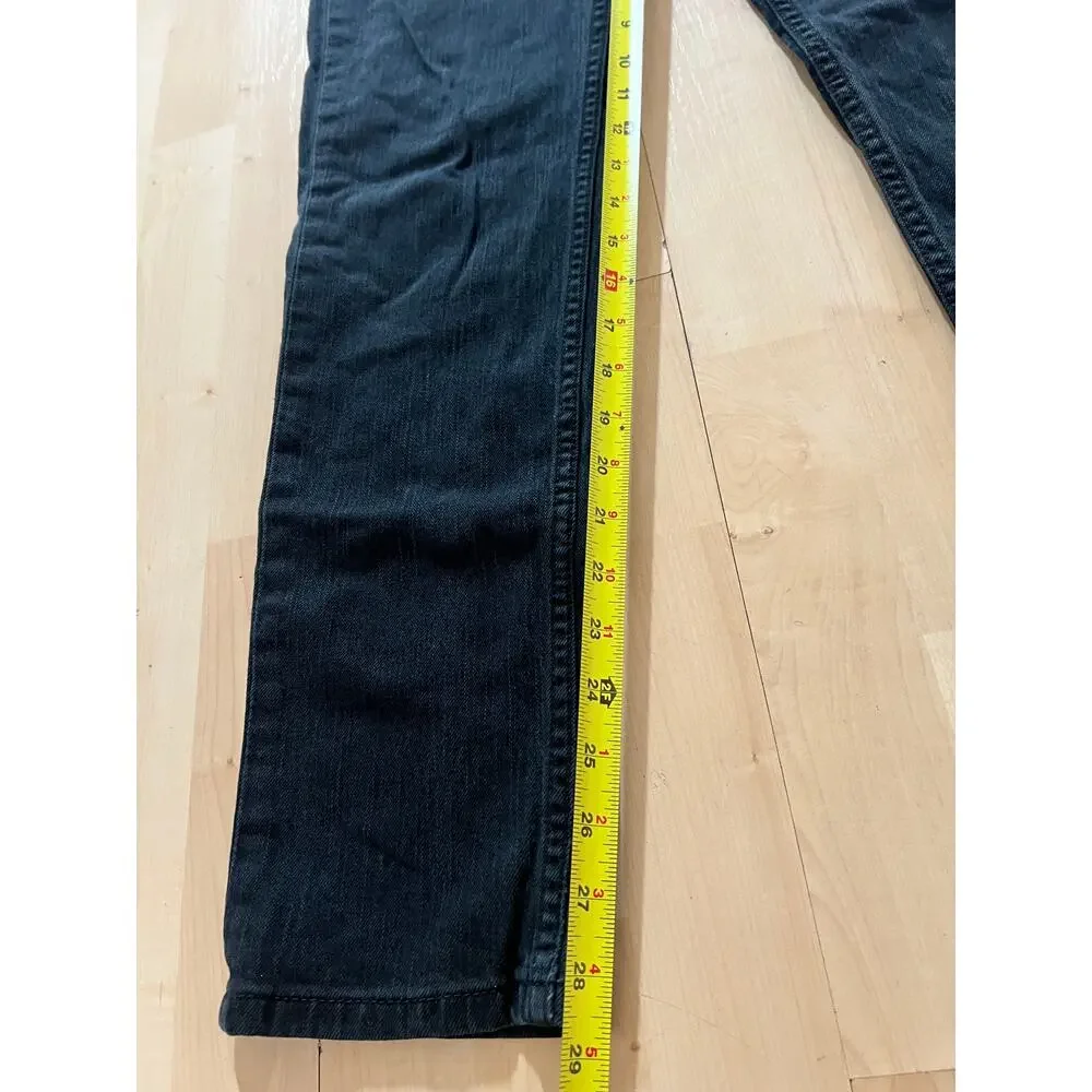 Levi Strauss & Co 511 Mens Slim Fit Black Denim Jeans Size 30x30